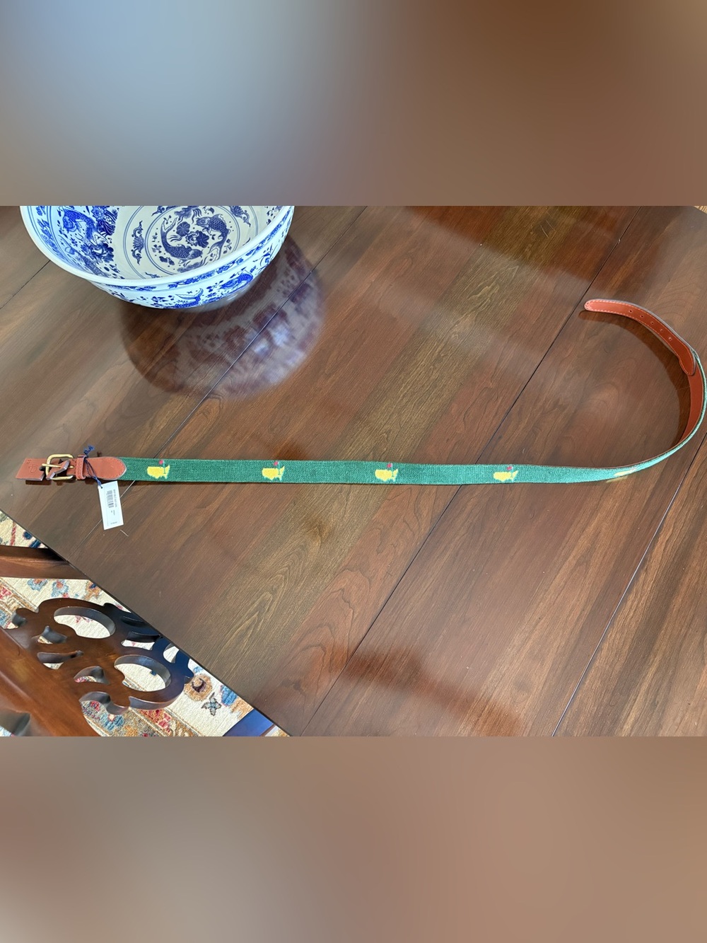 Masters Golf Embroidered Belt